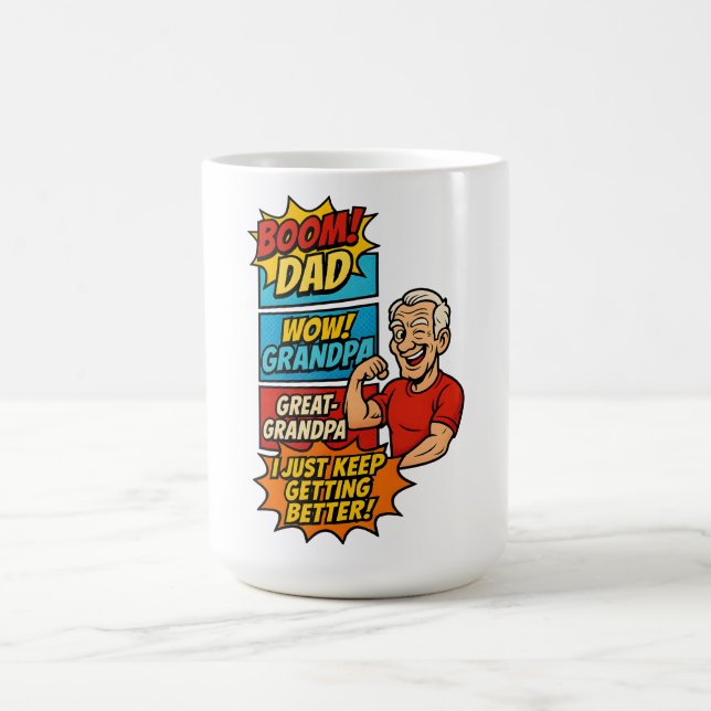 Taza De Café Epic Personalizado Dad → Abuelo → Regalo de histor (Centro)