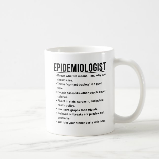 Taza De Café Epidemiólogo (Derecha)