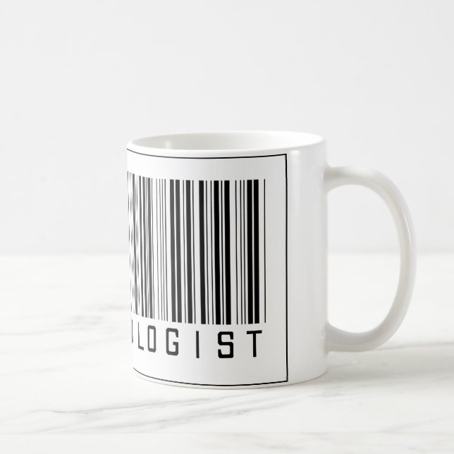 Taza De Café Epidemiólogo del código de barras (Derecha)