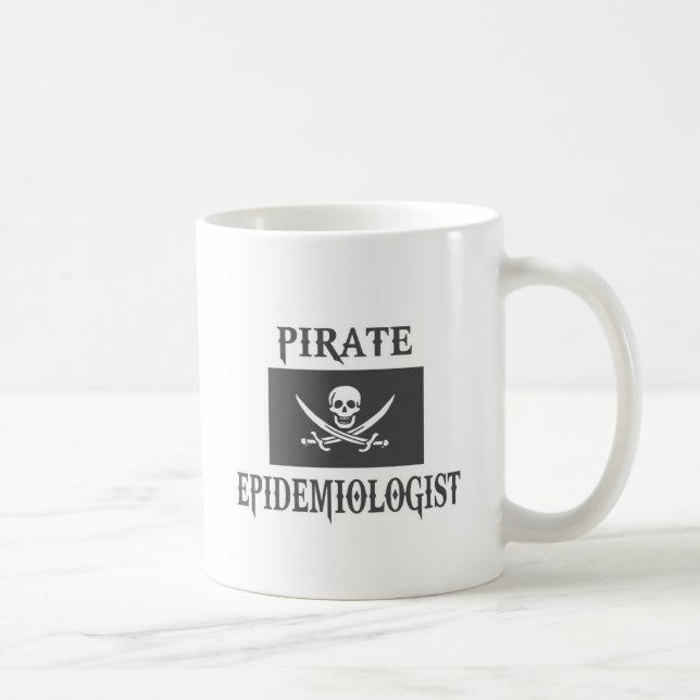 Taza De Café Epidemiólogo pirata (Derecha)