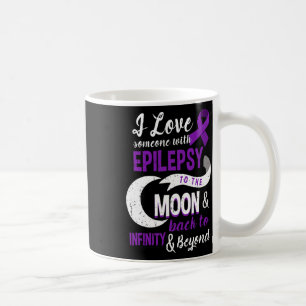 Taza De Café Epilepsia Awareness - Love Son Mom Dad Daughter Te