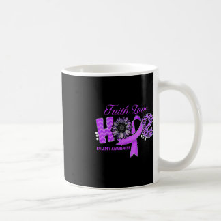 Taza De Café Epilepsia AwarenessHope Cinta de la Cinta del Gira