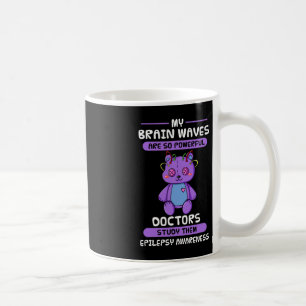 Taza De Café Epilepsia Conciencia Cerebro Epiléptico Morado Epi