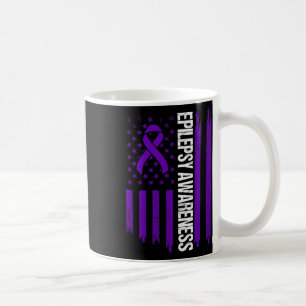 Taza De Café Epilepsia Conciencia Sobreviviente de Guerrero Epi