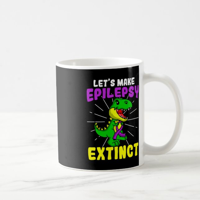 Taza De Café Epilepsia Guerrero Epiléptico Extinto Seizur De Di (Derecha)