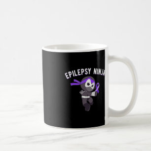 Taza De Café Epilepsia Ninja Conciencia Epiléptica Artes Marcia