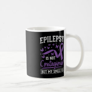 Taza De Café Epilepsia No Contagiosa Mi Sonrisa Es Consciente D