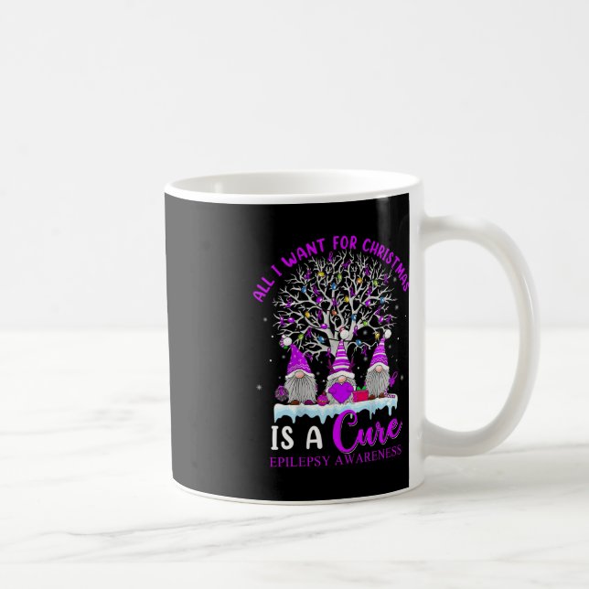 Taza De Café Epilepsia Sensibilización Ornamento Árbol Gnomes d (Derecha)