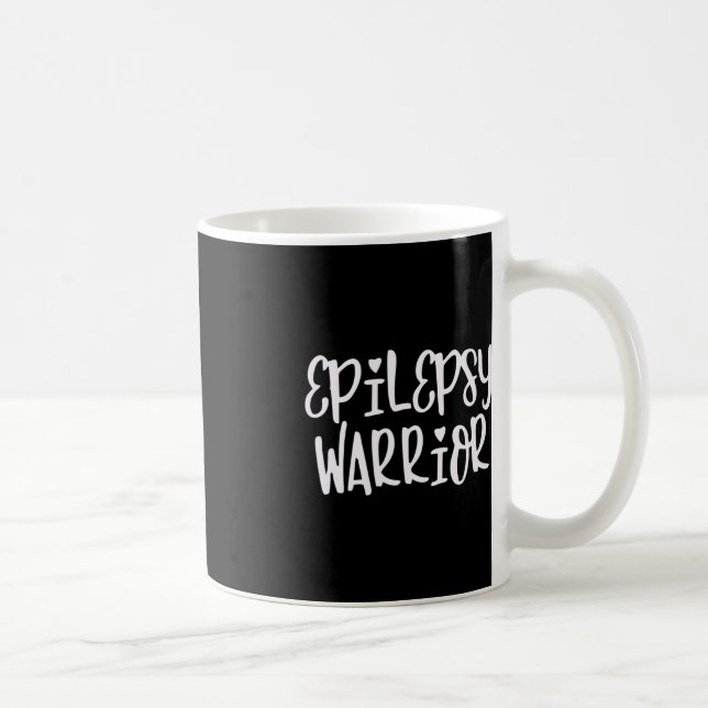 Taza De Café Epilepsia Warrior Epilepsia Conciencia (Derecha)