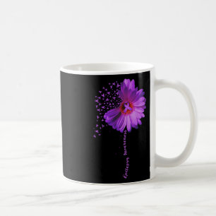 Taza De Café Epilepsy Awareness Sunflower Ribbon Gift