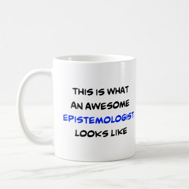 Taza De Café epistemólogo, impresionante (Izquierda)