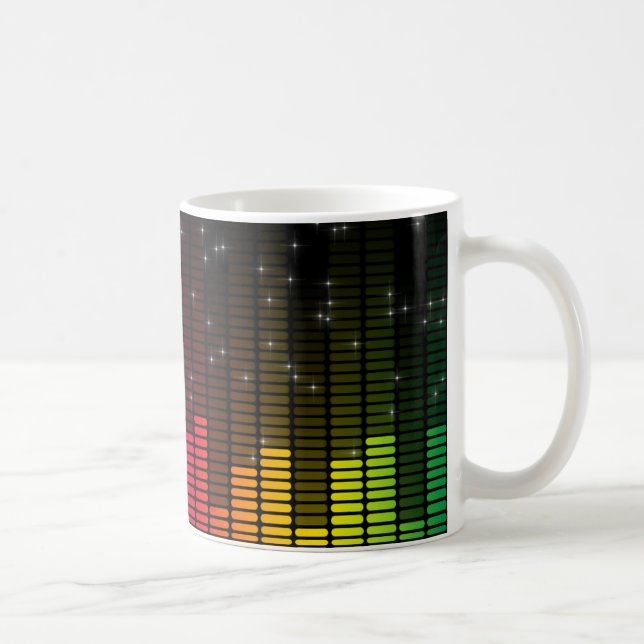 Taza De Café Equalizer Disco Lights Music Volume (Derecha)