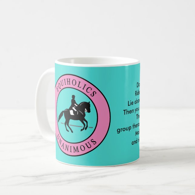 Taza De Café Equiholics Unanime English Rider 2 (Anverso izquierdo)
