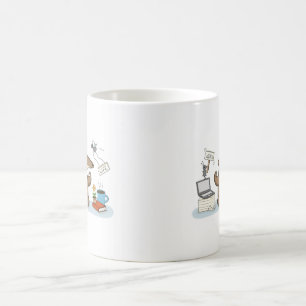 Taza De Café Equilibrio entre vida y trabajo Oso hormiguero