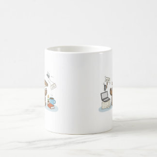 Taza De Café Equilibrio entre vida y trabajo | Oso hormiguero
