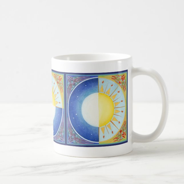Taza De Café Equinoccio Celta Sol y Luna (Derecha)