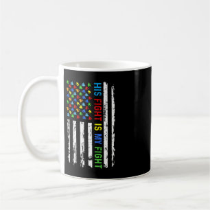 Taza De Café Equipamiento Para Apoyar La Conciencia Del Autismo