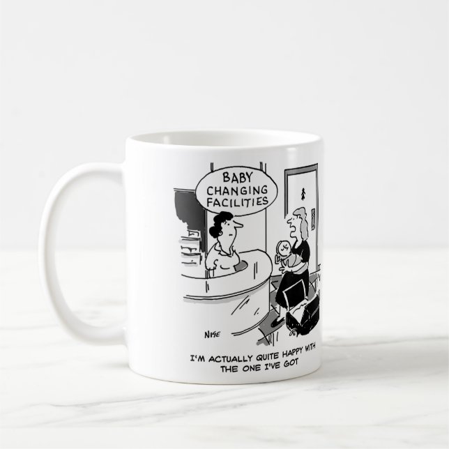 Taza De Café Equipamiento para cambiarse de bebé. Nueva madre (Izquierda)