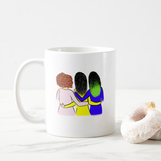 TAZA DE CAFÉ EQUIPO DAS BESTEN (Con donut)