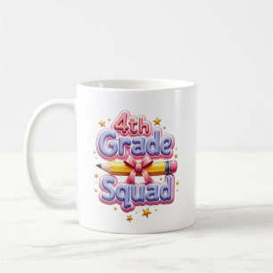 Taza De Café Equipo de 4to Grado De vuelta a la Escuela