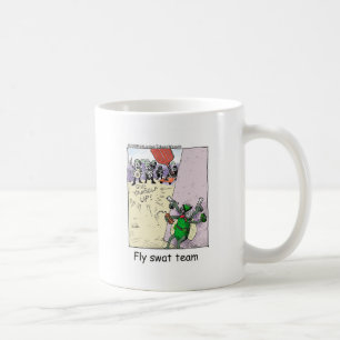 Taza De Café Equipo de Aplastar Moscas Regalos Divertidos de Po