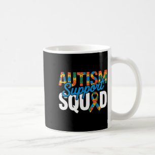 Taza De Café Equipo de apoyo al autismo para la conciencia del 