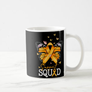 Taza De Café Equipo de Apoyo Cinta Naranja Esclerosis Múltiple