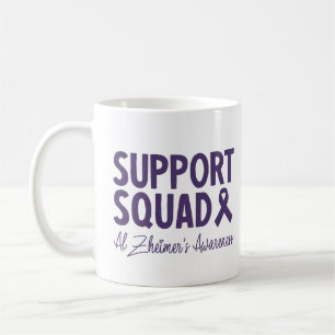 Taza De Café Equipo de Apoyo Conciencia del Alzheimer