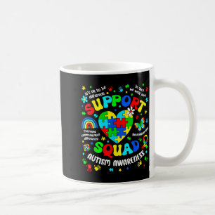 Taza De Café Equipo de apoyo rompecabezas conciencia autismo ho