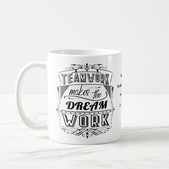 Taza De Café Equipo de Apreciación de Empleados (Izquierda)
