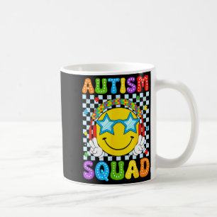 Taza De Café Equipo de autismo divertido rompecabezas concienci