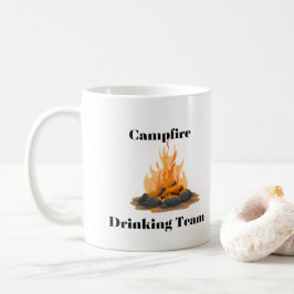 Taza De Café Equipo de Bebidas en Fogata