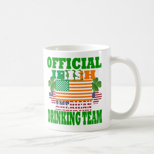 Taza De Café Equipo de bebidas irlandés-americano (Derecha)