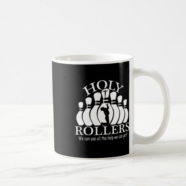 Taza De Café Equipo de Bowling de Sagrado Rollers (Derecha)