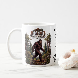 Taza De Café Equipo de búsqueda de Bigfoot Sasquatch en senderi