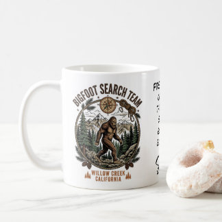 Taza De Café Equipo de búsqueda de Bigfoot Sasquatch para sende