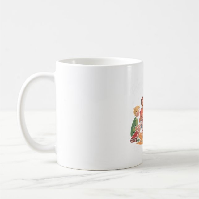 Taza De Café Equipo de Camping Familiar - Grupo Funny Campfire (Izquierda)