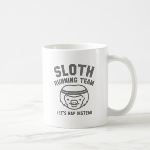 Taza De Café Equipo de Carrera de Perezosos