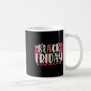 Taza De Café Equipo de compras del viernes Luces de Navidad Neg