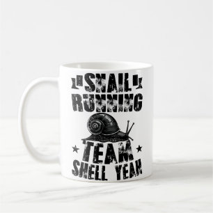Taza De Café Equipo de Corredores de Caracoles Divertido Sarcás