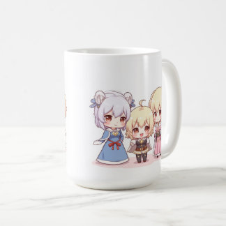 Taza De Café Equipo de cosplay adorable de Chibi