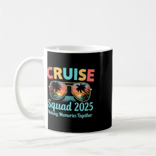 Taza De Café Equipo de crucero 2025 Viaje de vacaciones familia