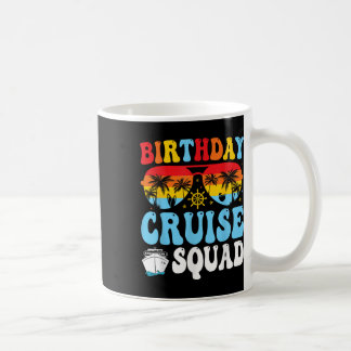 Taza De Café Equipo de crucero de cumpleaños 2025 Barco Fiesta 