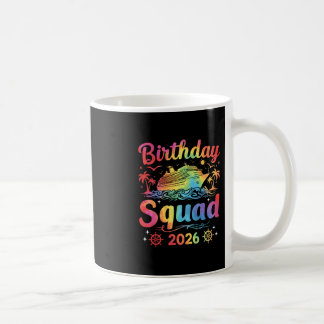 Taza De Café Equipo de crucero de cumpleaños 2026 Fiesta de cum