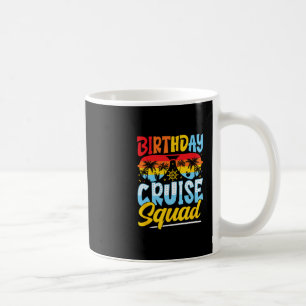 Taza De Café Equipo de crucero de cumpleaños partido de vacacio