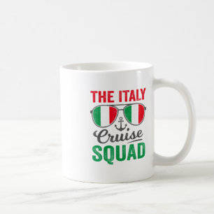 Taza De Café Equipo de crucero por Italia 2025 Vacaciones itali