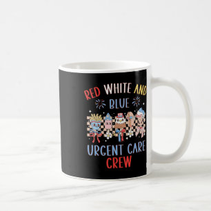 Taza De Café Equipo De Cuidados Urgentes De Color Blanco Rojo Y