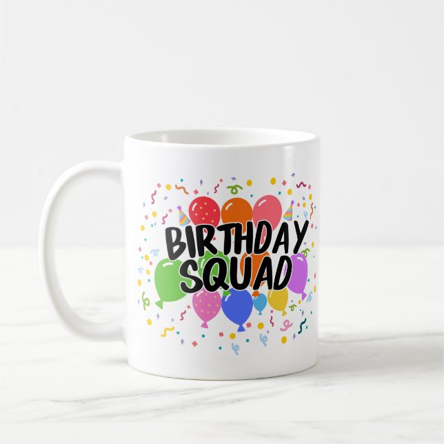 Taza De Café Equipo de Cumpleaños (Izquierda)