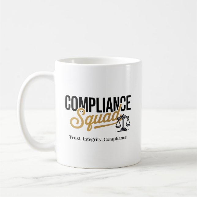 Taza De Café Equipo de Cumplimiento  (Izquierda)