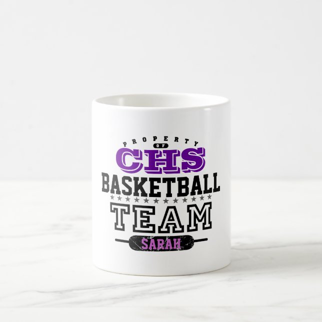 Taza De Café Equipo de deporte de la escuela (Centro)